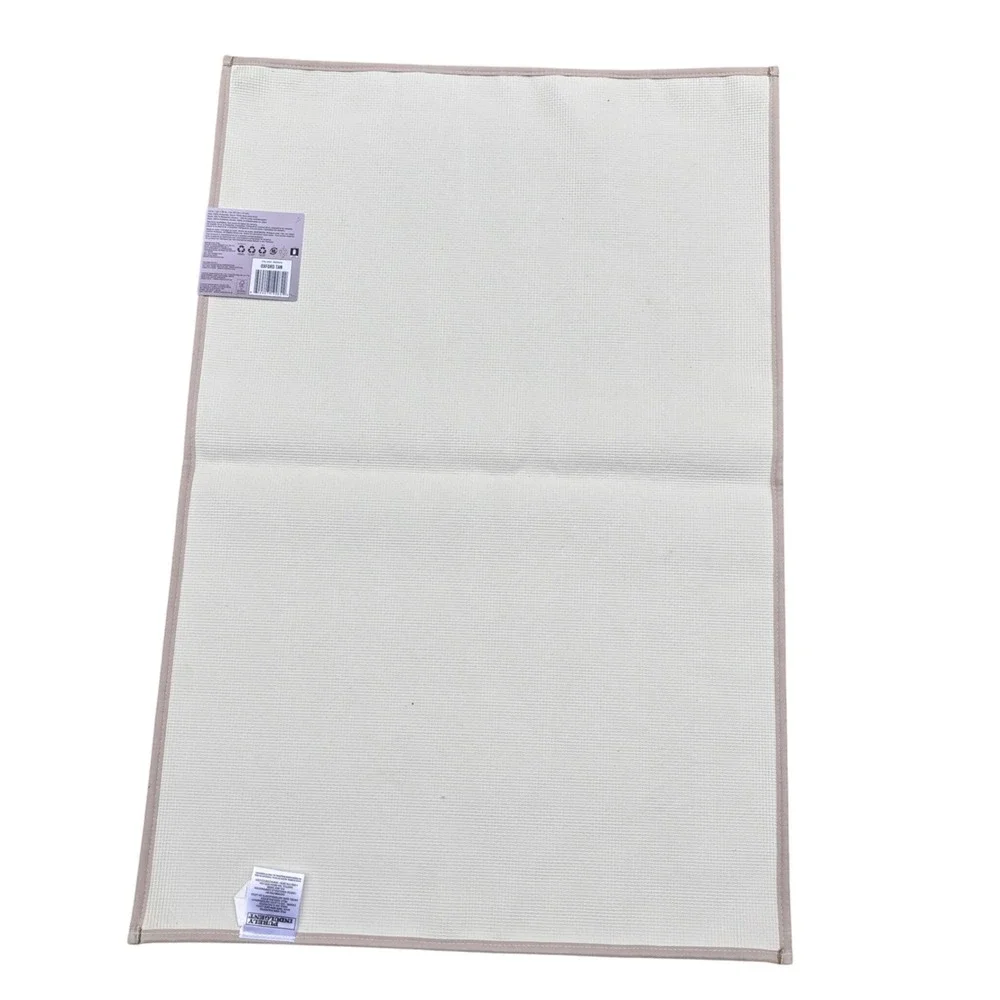 Purely Indulgent Bath Mat 24x36 Oxford Tan Non-Skid Machine Washable 1890404